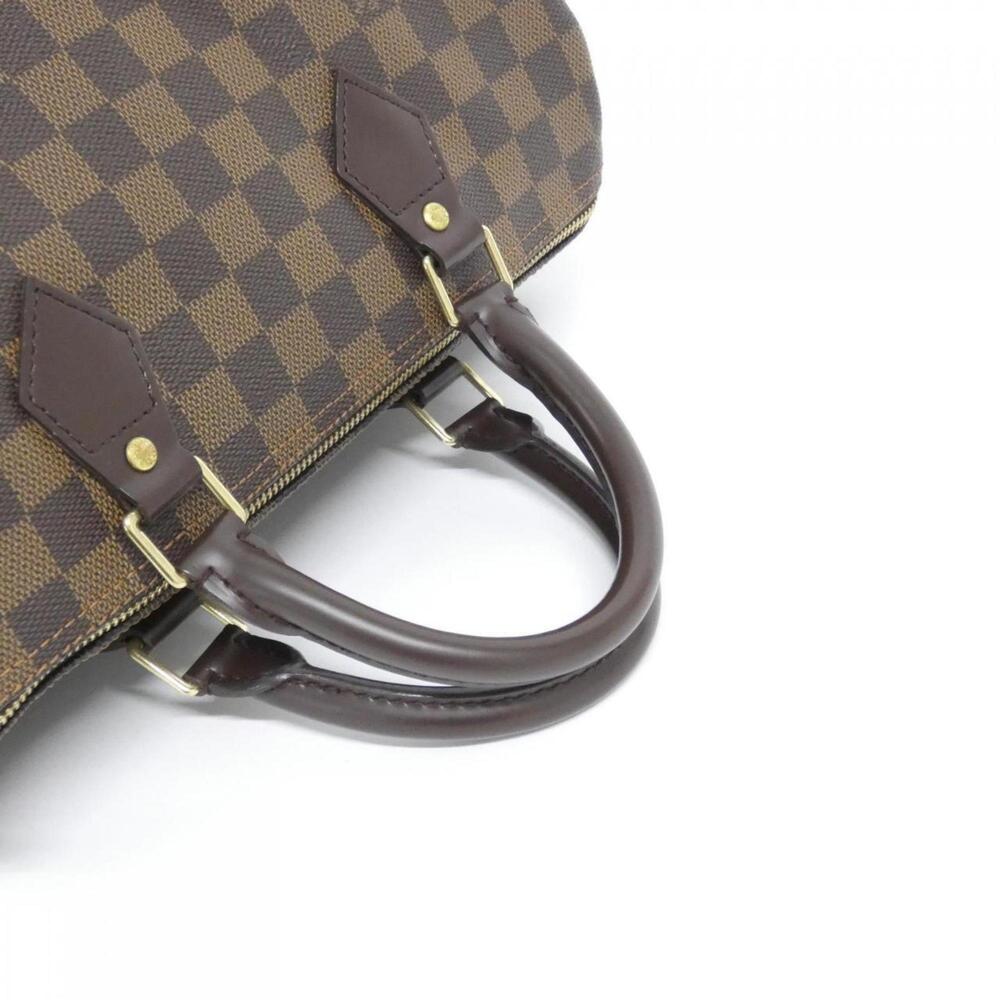 LOUIS VUITTON Authentic Brown Damier Speedy 30 Boston Bag - Picture 8 of 10